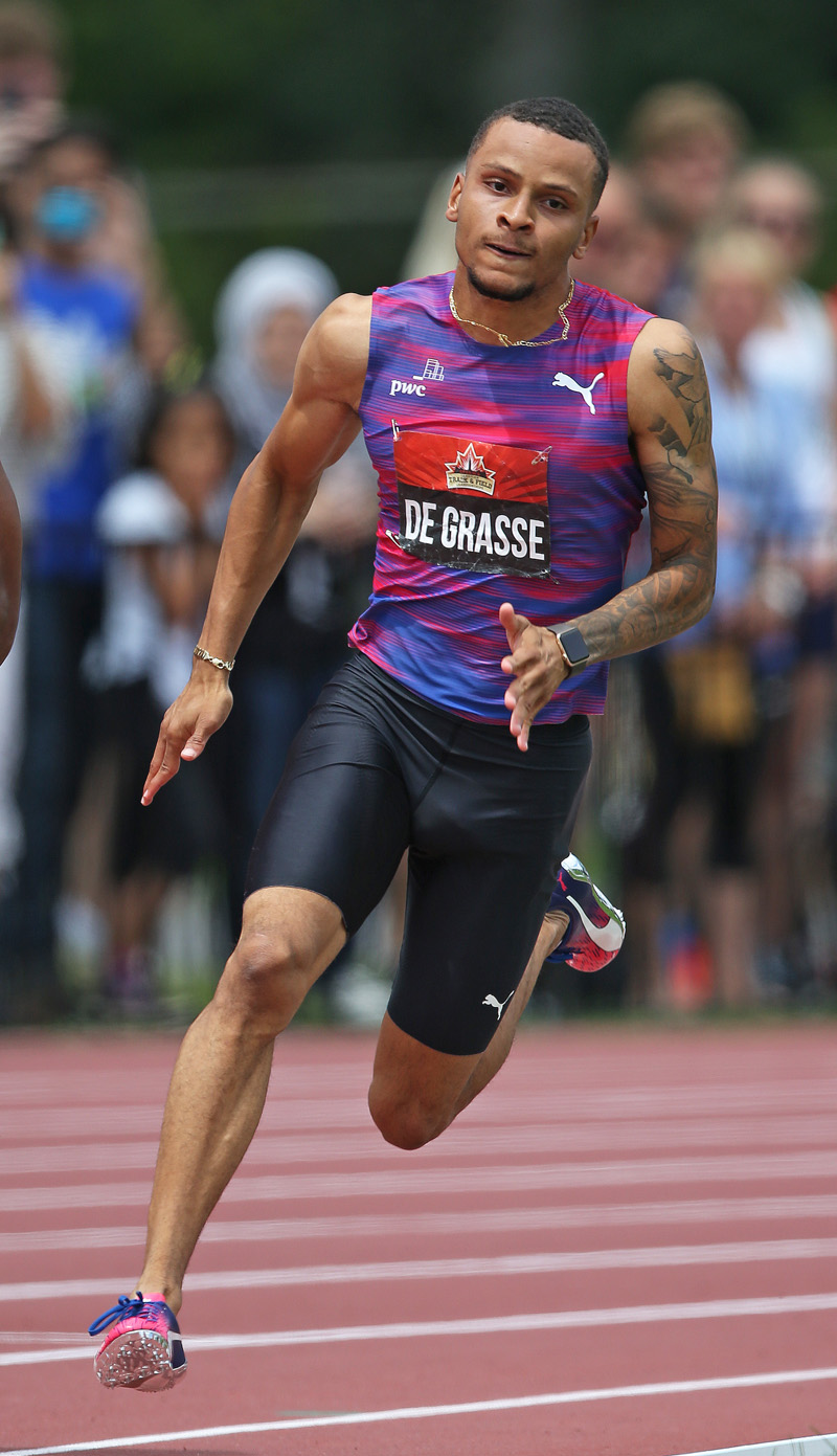 Thumbnail for Olympian Andre De Grasse to oversee Ricoh Woodbine Mile Draw