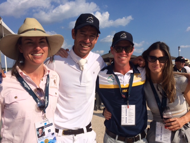 The Aussies were "over the moon " at making the top 10. Pictured here with Rowan Willis is his sister Renee, left, chef d'équipe Todd Hind, and Rowan's partner Aline Domaingo. 