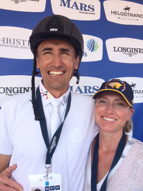 Colombian Fernando Cardenas and his wife Meredith. Fernando's family emigrated to North Carolina 30 years ago. Fernando is a full time equine veterinarian based in Raleigh.