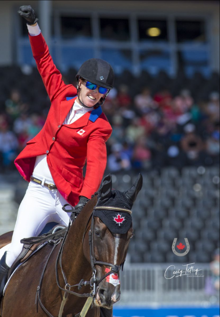 Selena O’Hanlon led the Canadian Eventing Team to an 11th place finish and took 27th individually aboard her veteran partner, Foxwood High.