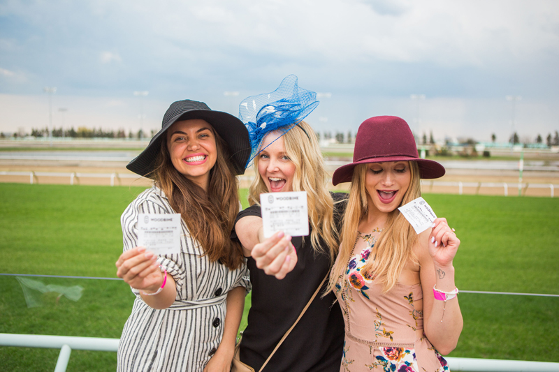 Guests enjoying the 2018 Derby Day Party at Woodbine Racetrack. Photo by Shane Parent