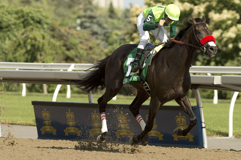 One Bad Boy takes the 160th running of the Queen’s Plate on Saturday at Woodbine under Flavien Prat.