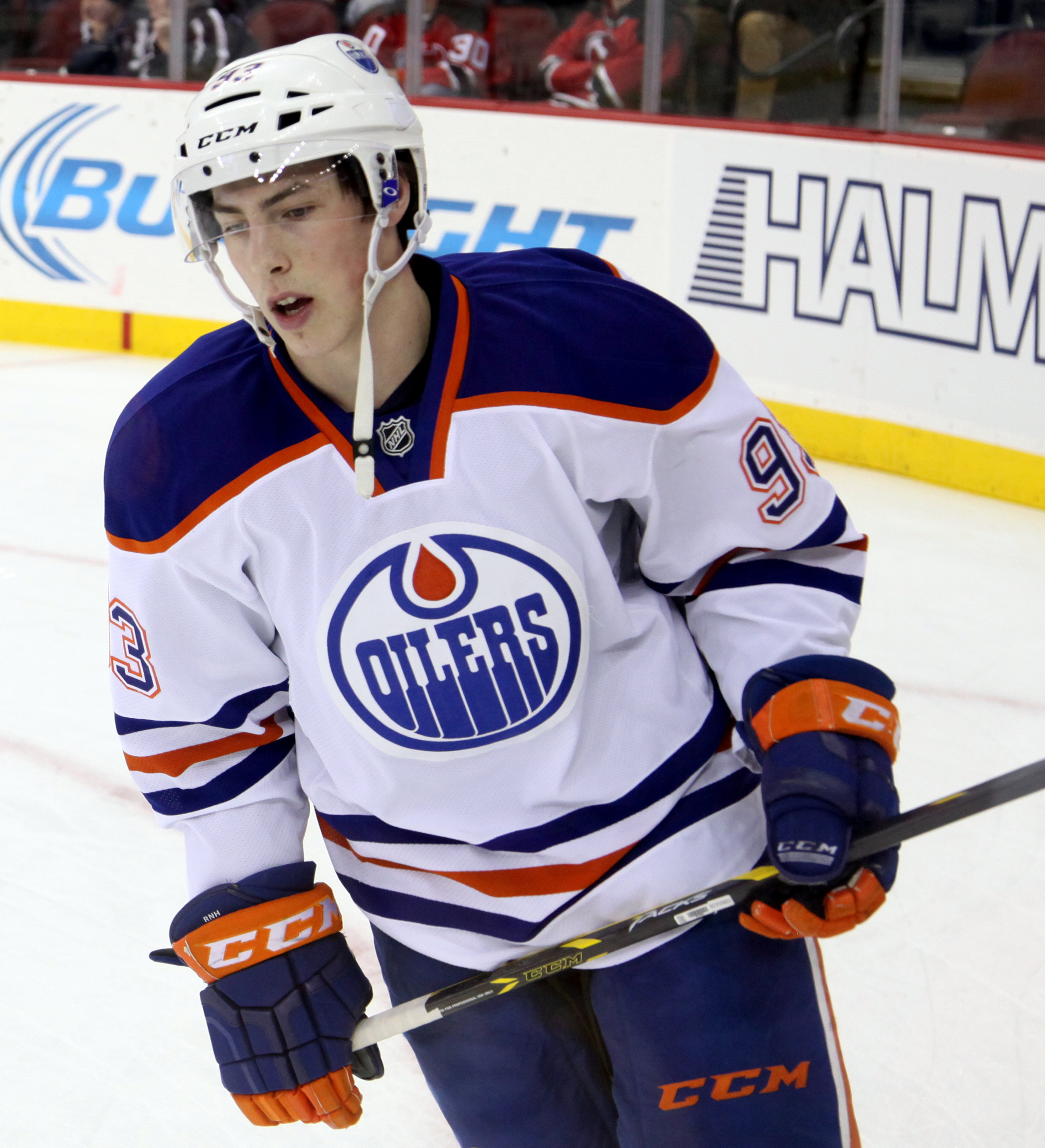 RYAN NUGENT-HOPKINS of the Edmonton Oilers is co-owners of fab filly Infinite Patience
