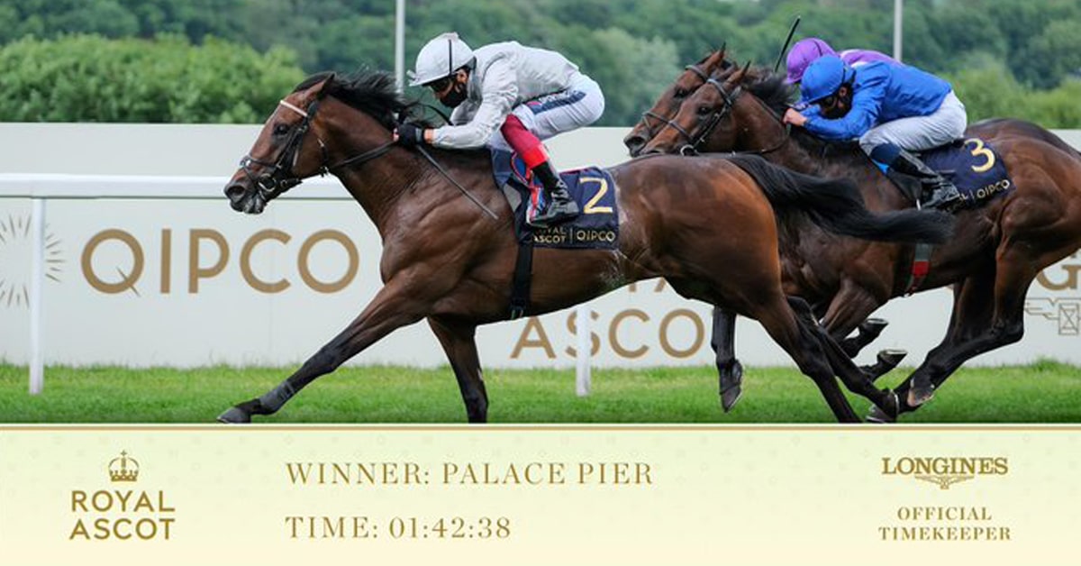Thumbnail for Palace Pier wins St James Palace Stakes on Final Day of Ascot