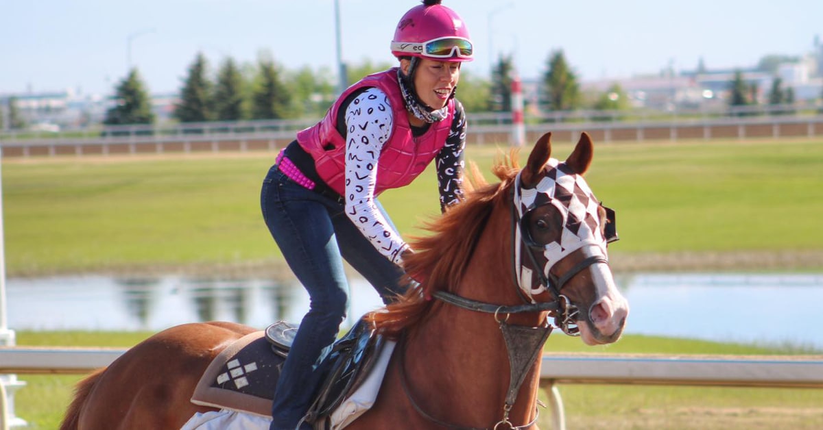 Looking forward to racing resuming at Century Mile - photo from Alberta Thoroughbred Owners and Breeders