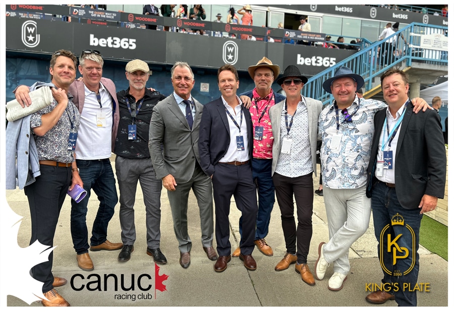 Canuck Racing Club members at the 2023 King’s Plate.